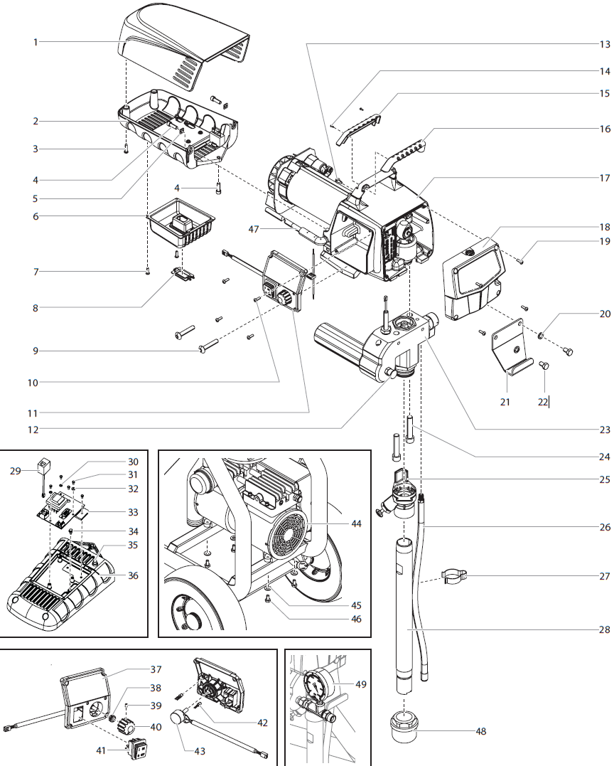 Multifinish 440 Main Assembly